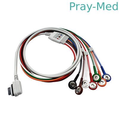 comprare Il cavo AHA di Holter Recorder ECG dei cavi dello sgombro 7 di GE rompe il cavo paziente di ECG fabbricazione online