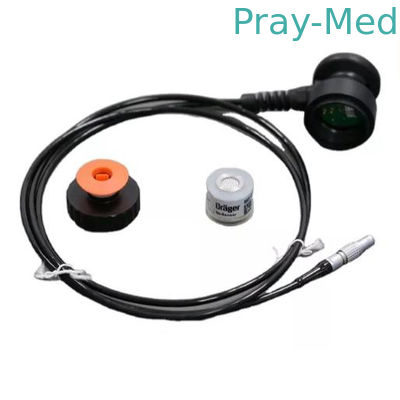 comprare Originale Drager 8606055 Supporto per alloggiamento sensore di ossigeno medico con cavo per Fabius fabbricazione online