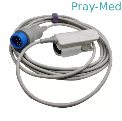 comprare Cavo riutilizzabile del sensore di Biocare 10pin Spo2 del sensore dell'adulto Spo2 compatibile per IM8 IM10 IM12 fabbricazione online