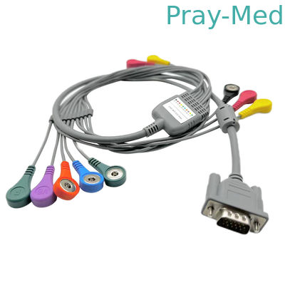 comprare ECG Lead ECG Holter Monitoring System Cable For Changchun Digital 15 Pin Lunghezza 0,9m fabbricazione online