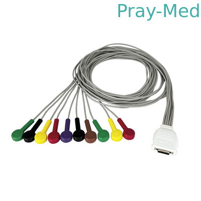 comprare Biocare ECG Holter Cable For 12 Lead Snap Connector IE10 1.1cm fabbricazione online