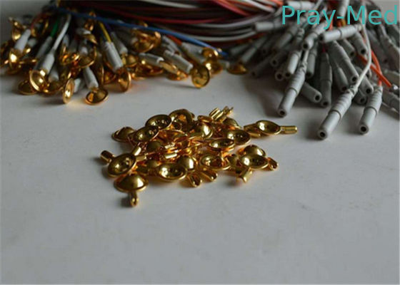 comprare L'alligatore che gli elettrodi molli flessibili di Eeg cablano 24 pc ha messo il materiale del PVC TPU fabbricazione online