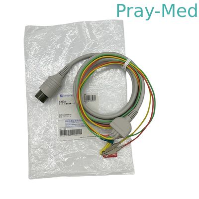 comprare Nihon Kohden originale Un pezzo di cavo ECG 3 fili a piombo K353A clip fabbricazione online