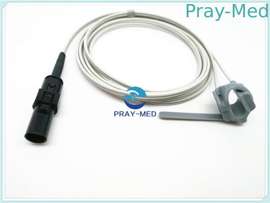 comprare Chip mentali dell'importazione del connettore di Pin del nero adulto del sensore Spo2 di Spacelabs 7 fabbricazione online