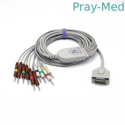 comprare L'elettrocardiogramma di Fukuda Denshi mi cabla cavo di Cardisuny KP-500 KP-500D ECG fabbricazione online