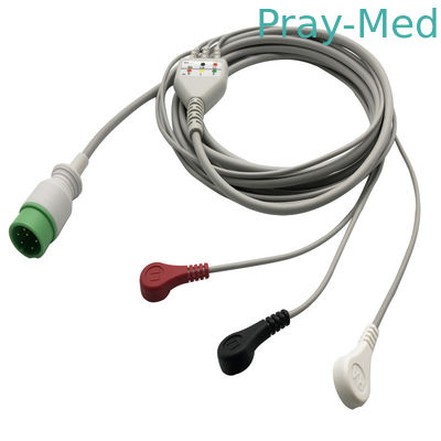 comprare Cavi e leadwire di Zoncare Hwatime 3.6m TPU 6pin Ecg per la rottura/clip fabbricazione online