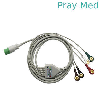 comprare Di rottura connessione diretta del rivestimento di Pin Ecg Cable TPU dei cavi 6 della classe II MEK 3/5 fabbricazione online