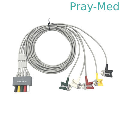 comprare Rivestimento originale AHA/IEC dei Leadwires TPU del cavo ECG di Mindray EL6501B 5 fabbricazione online
