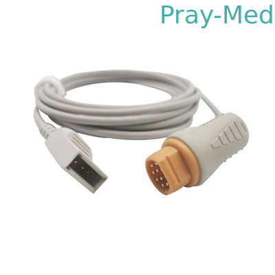comprare Cavo compatibile 13ft dell'adattatore di Fukuda Denshi IBP del connettore dell'Utah fabbricazione online