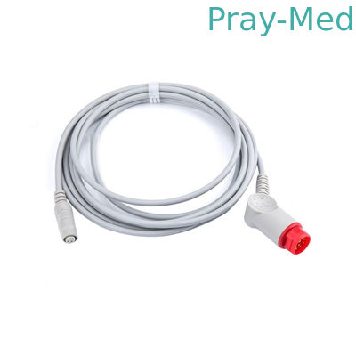 comprare Lunghezza del materiale 3.6M del cavo TPU dell'adattatore del trasduttore di Mindray IBP per il connettore T5/T8 fabbricazione online