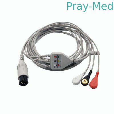 comprare Cavo paziente Goldway/di Mindray ECG, un cavo medico di 6 Pin Ecg con la rottura/arraffone fabbricazione online