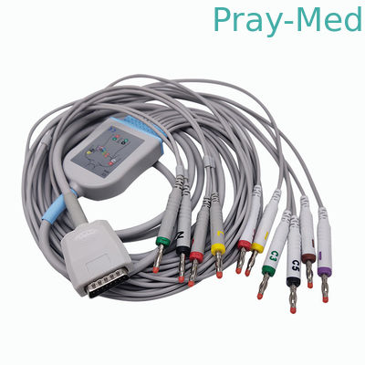 comprare L'elettrocardiogramma di eclissi di Mortara Burdick cabla 007704 la lunghezza compatibile di 012-0844-00 012-0844-01 3.6m fabbricazione online