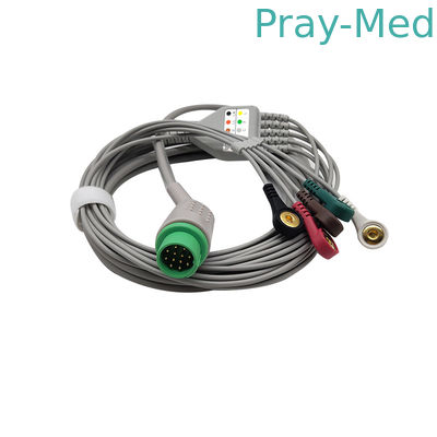 comprare Rivestimento eliminabile dei fili di piombo 12pin TPU del cavo ECG Ecg di Biolight 5 fabbricazione online