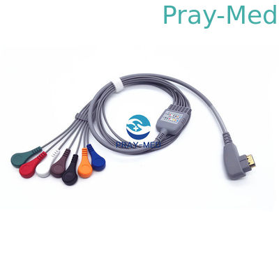 comprare 19 il cavo paziente improvviso 5/10 di Pin ECG piombo la sicurezza paziente compatibile del sistema Holter del DMS 300 fabbricazione online