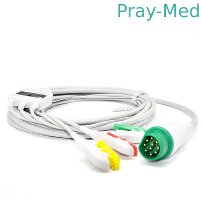 comprare il cavo Ecg di Siemens 3 cabla con il leadwire per il Pin TPU clip/improvviso 10 fabbricazione online