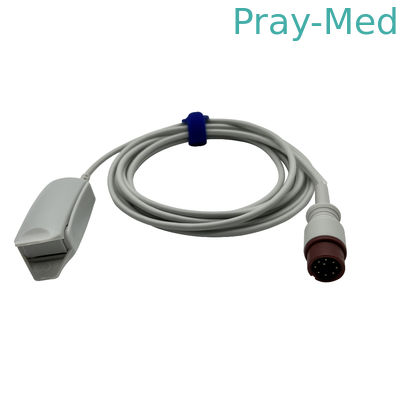 sensore di 3m 10ft Biolight Spo2 compatibile per la punta adulta della clip di tecnologia di Biolight S10/S12 OXI