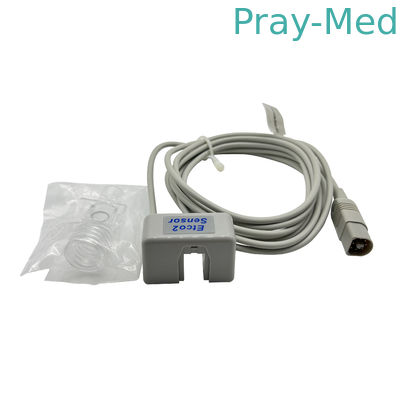 Classe di materiale del PVC del sensore di CO2 Etco2 dell'attrezzatura medica II per l'ospedale