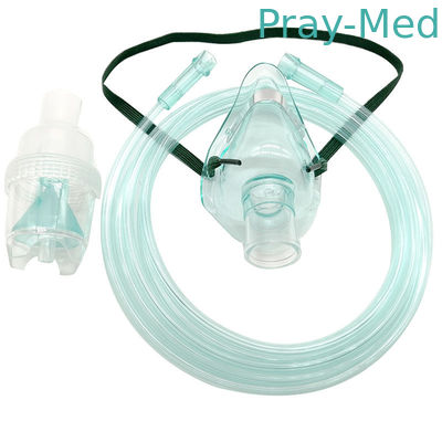 Materiale non tossico pediatrico del PVC della maschera del nebulizzatore di Oxyaider con tubatura e la camera