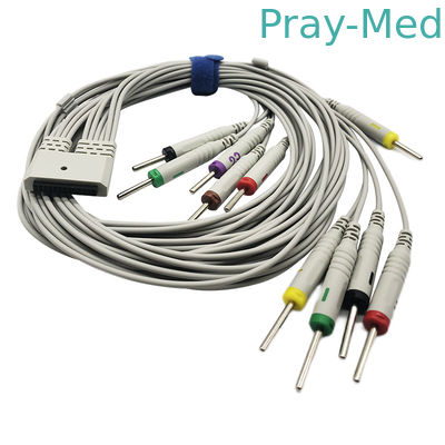 BACCANO 3,0 di Holter Cable 26pins di elettrocardiogramma di Medex 10leads ECG per MECG-300 MECG-200