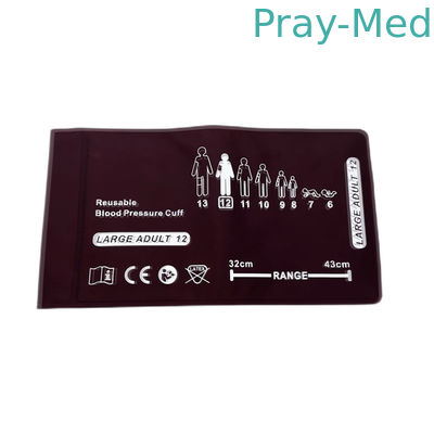Dimensione adulta 32-43cm dei polsini di Welch Allyn Flexiport Reusable Blood Pressure grande