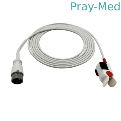 Rivestimento pediatrico della clip TPU del dito del sensore 6pin della sonda di Zoncare/Hwatime Spo2