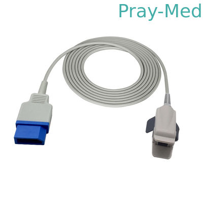 Rivestimento 3m del sensore TPU dell'adulto Spo2 per il connettore nordico di Meditec 8pin