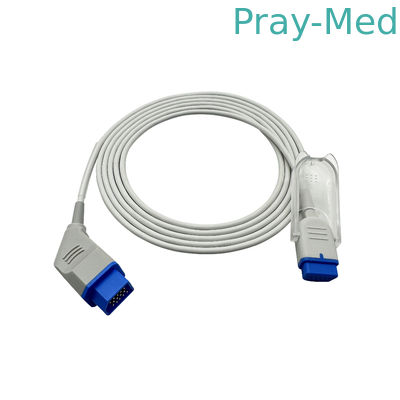 Jl-900p Spo2 Adapter Cable 14 Pin 2.4m Tpu Jacket Compatibile per Nihon Kohden