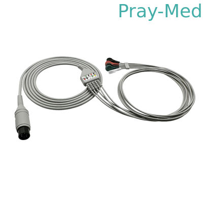 Compattibile Mindray ECG Trunk Cable 6 Pin 3 o 5 Guida Pm8000 Pm9000