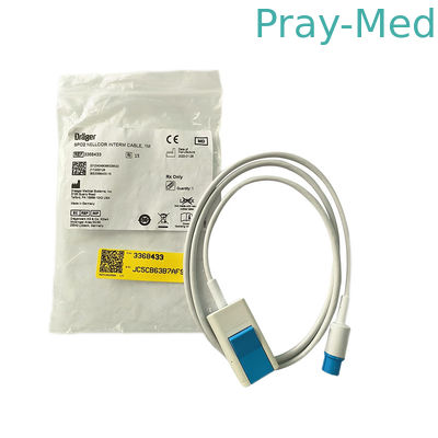 Cavo di estensione dell' adattatore SpO2 originale Drager Siemens 3368433 7 pin 1M