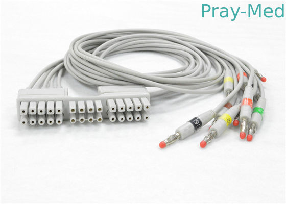Mortara Eli230 ECG/cavo di elettrocardiogramma con 10 il materiale 9293-046-60 dei fili di piombo TPU