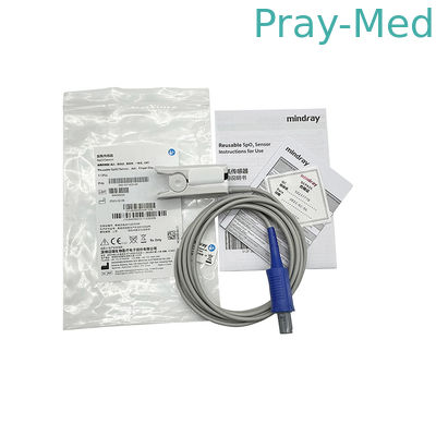 Mindray 512FLL Sensore SpO2 riutilizzabile 6Pin Aggancio del dito per adulti 040-001403-00