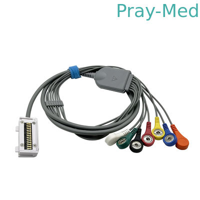 Meditech Cardiup ECG Holter Cable For CardiUP!3 CardiUP!12 7 canali di connettore TPU Jacket