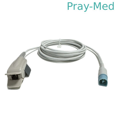 PH-Masi Compatibile Sensore SpO2 Riutilizzabile Agganciatore per le dita per adulti 8 pin