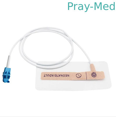 Lunghezza eliminabile del connettore di Pin del sensore Spo2 8 di Ohmeda Trusat di datex di GE 0.9m