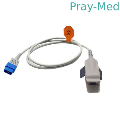Sonda Comaptible GE Trusignal del sensore dell'adulto Spo2 del connettore di DB9 9P