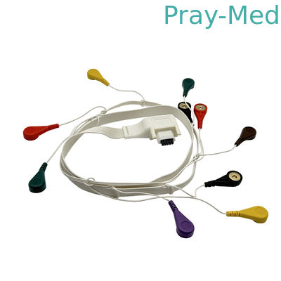 10 Cable Holter ECG del paziente per Mortara T12 10PIN