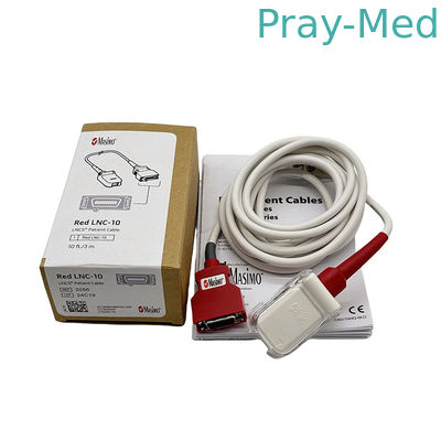 SET 2056 rosso LNC-10 SpO2 cavo di estensione del paziente LNCS 9 pin a connettore rosso 20 pin