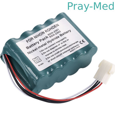 12 mesi dalla garanzia di batterie NI-MH BSM-2301 BSM-2303 BSM-2300 dell'attrezzatura medica