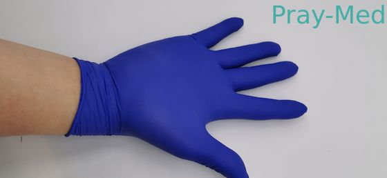 Dimensione libera di S-Xl dei guanti dell'esame del nitrile della polvere eliminabile per uso medico