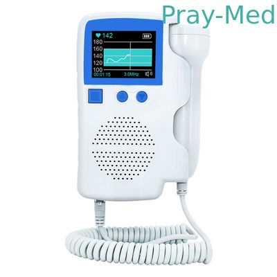Rivelatore fetale di battito cardiaco di doppler dell'ABS DC3.7V 3MHz per la clinica