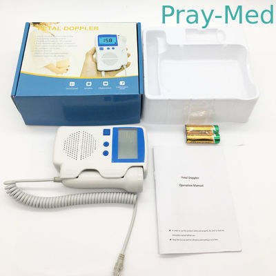 doppler fetale tenuto in mano della batteria ricaricabile dell'attrezzatura medica da 3MHz 210bpm