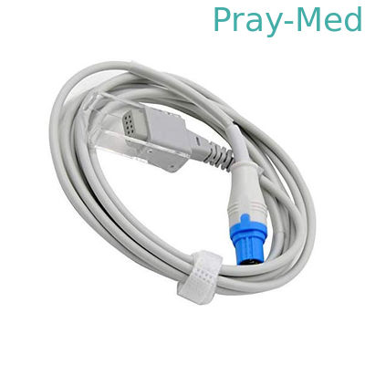 Cavo 2.4m dell'adattatore di Sirecust 700 Siemens Spo2 8ft 10 Pin Connector