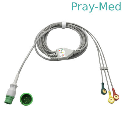 Giro 13 Pin Connector 3.6m 3 cavo del cavo ECG per Mediana D500
