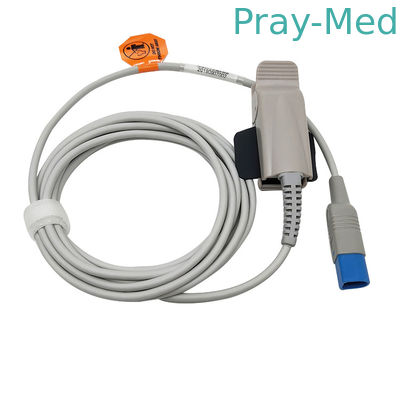 10 connettore maschio a forma di grigio di Pin D del sensore 8 dell'adulto Spo2 di Ft TPU