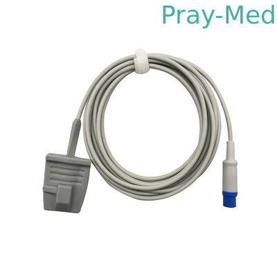 Lunghezza morbida adulta grigia del sensore Spo2 3m di TPU Drager
