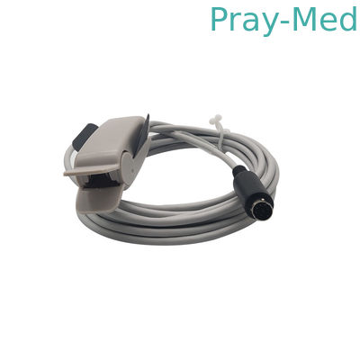 Connettore adulto di Biosys del perno del giro 6 del sensore BPM-300 TPU 3m/10 ft della clip SpO2 del dito di Biosys