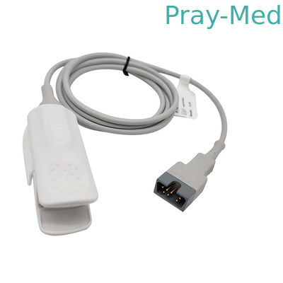 Lunghezza adulta 3ft della clip del dito del sensore di Sonda 512F 7 Pin Mindray Spo 2