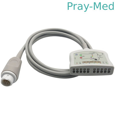 Il tronco di elettrocardiogramma ECG di Edan Elite V8 cabla 2.4M Round 12 Pin Connector