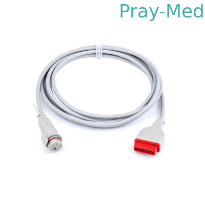 Trasduttore di GE Marqutte 11pin BD IBP, lunghezza medica del trasduttore di pressione del BD 3m